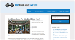 Desktop Screenshot of besthomegymsforsale.com